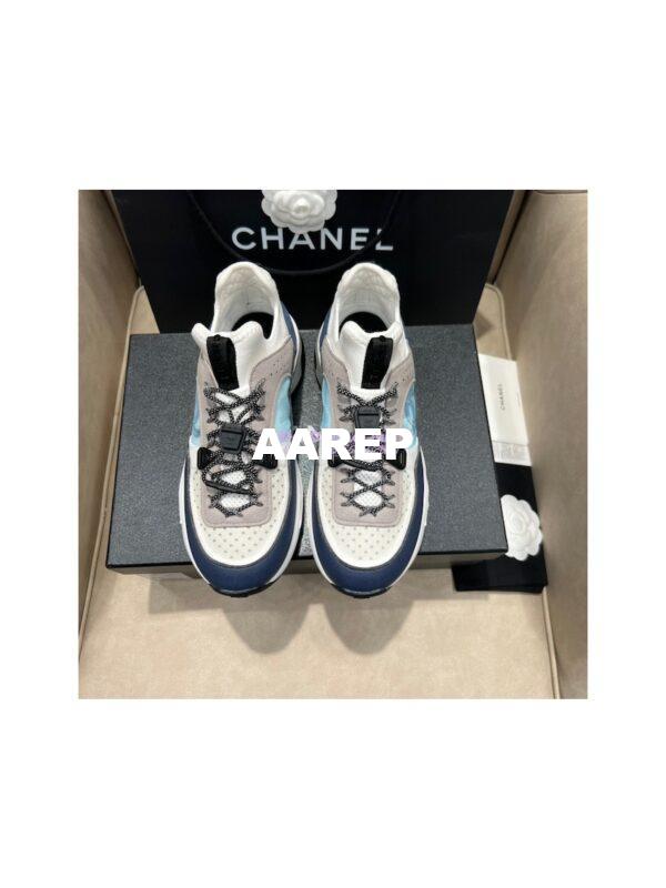 Replica Chanel Trainer Fabric, Suede Calfskin, Mesh & Fabric G39488 14