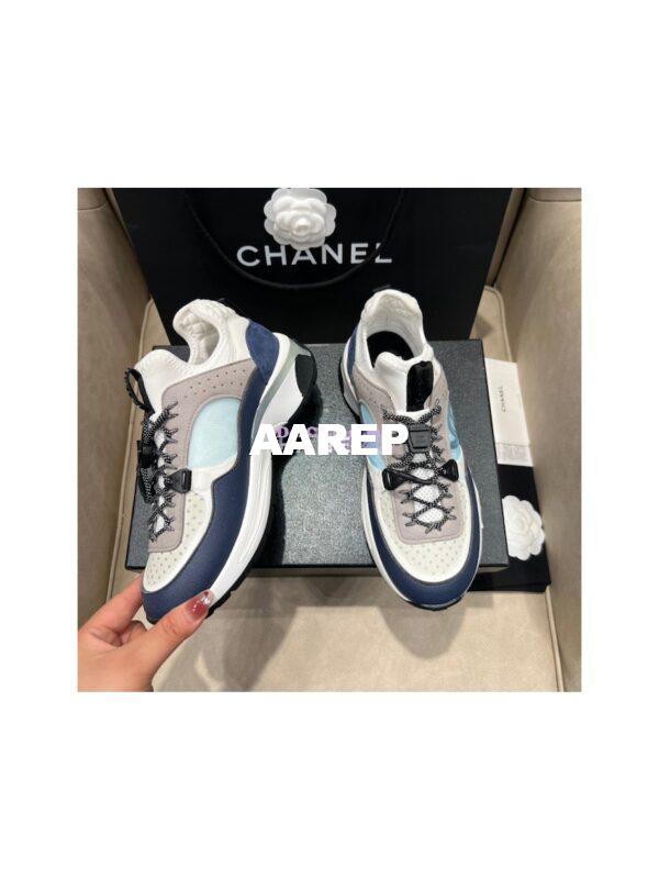 Replica Chanel Trainer Fabric, Suede Calfskin, Mesh & Fabric G39488 17