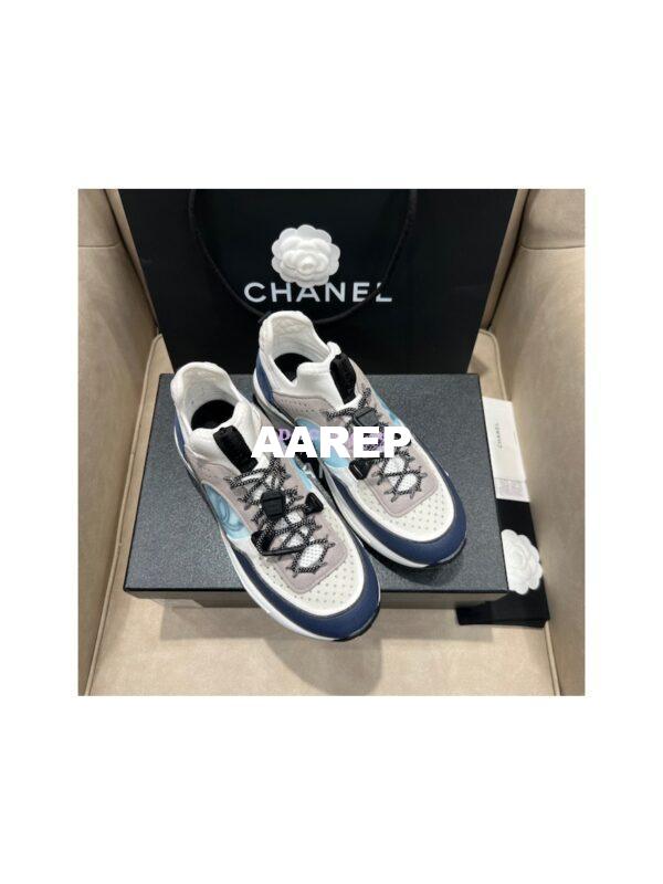 Replica Chanel Trainer Fabric, Suede Calfskin, Mesh & Fabric G39488 18