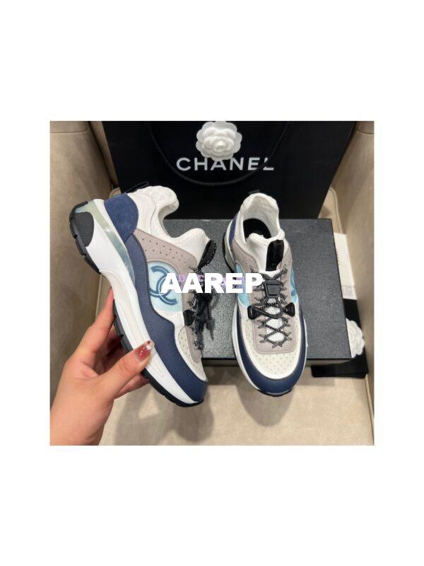 Replica Chanel Trainer Fabric, Suede Calfskin, Mesh & Fabric G39488 19
