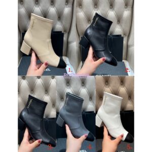 Replica Chanel Ankle Boots Stretch Lambskin G39160