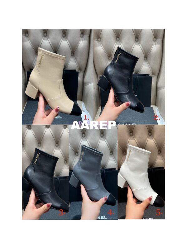 Replica Chanel Ankle Boots Stretch Lambskin G39160