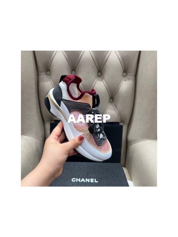 Replica Chanel Trainer Fabric, Suede Calfskin, Mesh & Fabric G39488 23