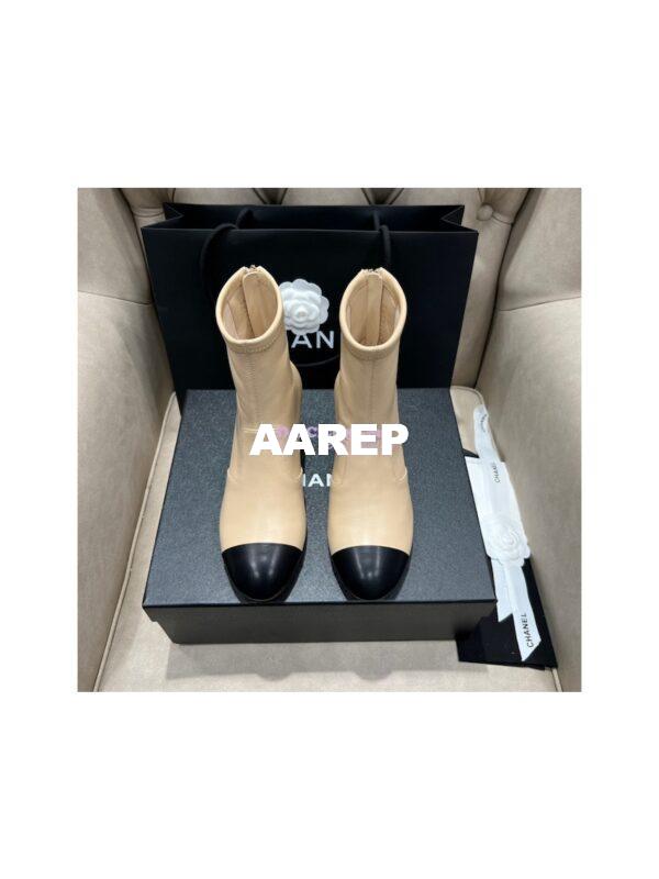 Replica Chanel Ankle Boots Stretch Lambskin G39160 3