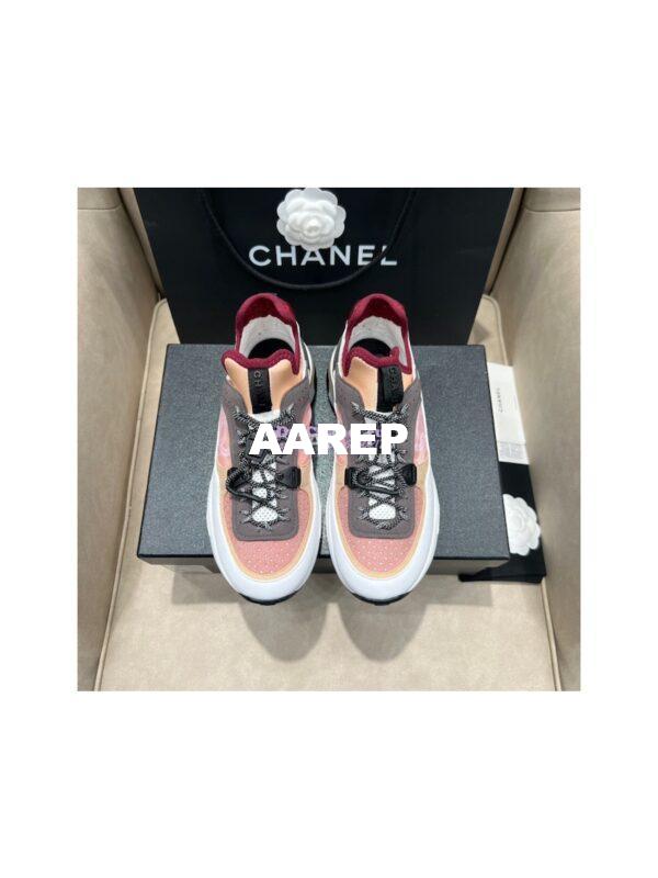 Replica Chanel Trainer Fabric, Suede Calfskin, Mesh & Fabric G39488 24