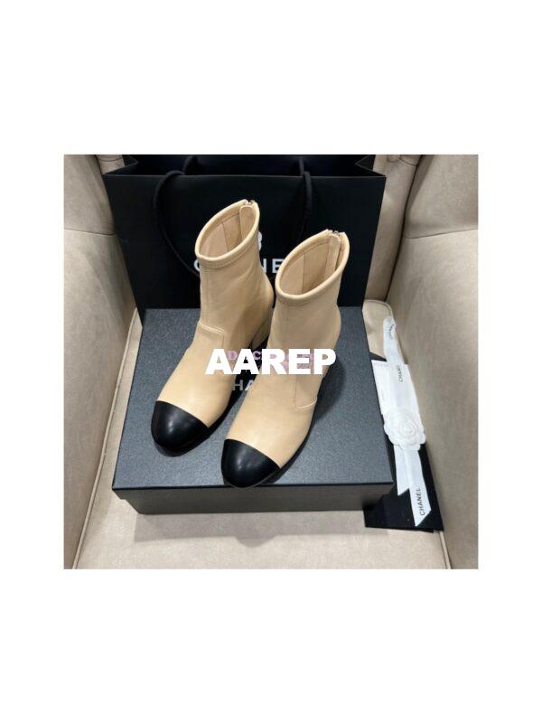 Replica Chanel Ankle Boots Stretch Lambskin G39160 4