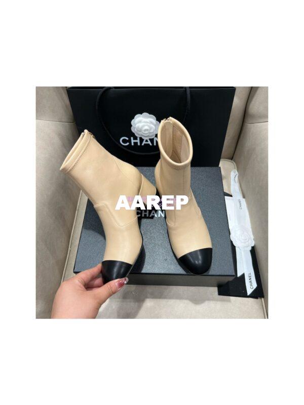 Replica Chanel Ankle Boots Stretch Lambskin G39160 8
