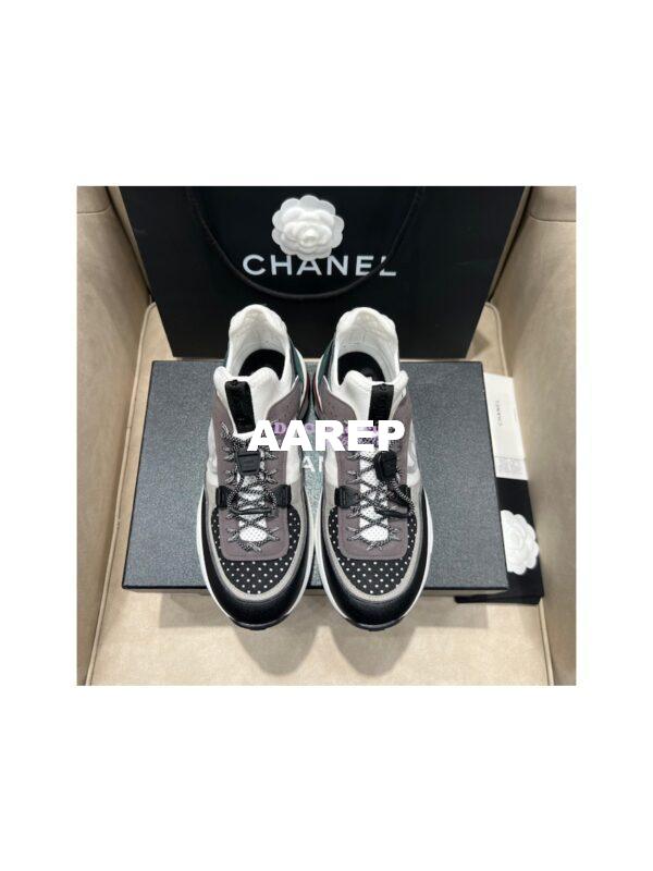 Replica Chanel Trainer Fabric, Suede Calfskin, Mesh & Fabric G39488 33