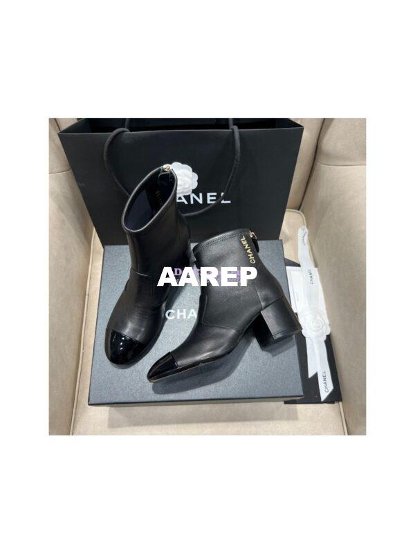 Replica Chanel Ankle Boots Stretch Lambskin G39160 13