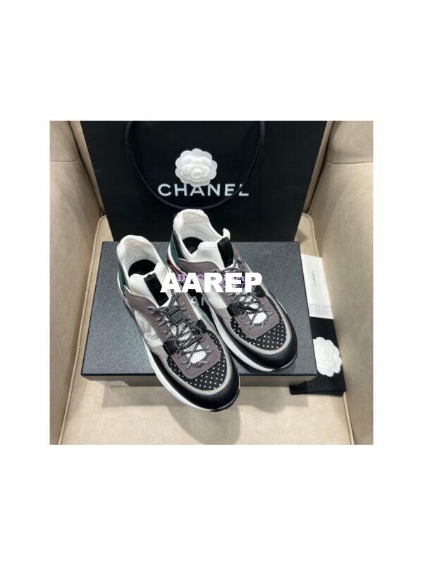 Replica Chanel Trainer Fabric, Suede Calfskin, Mesh & Fabric G39488 36