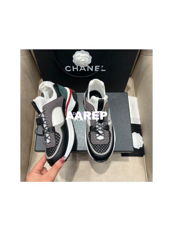 Replica Chanel Trainer Fabric, Suede Calfskin, Mesh & Fabric G39488 37