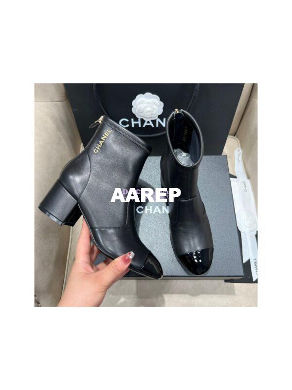 Replica Chanel Ankle Boots Stretch Lambskin G39160 15