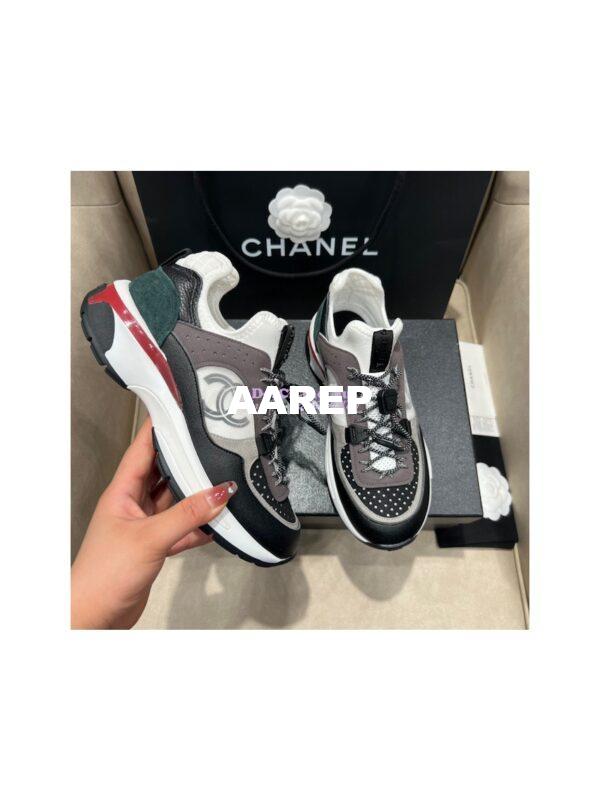 Replica Chanel Trainer Fabric, Suede Calfskin, Mesh & Fabric G39488 38