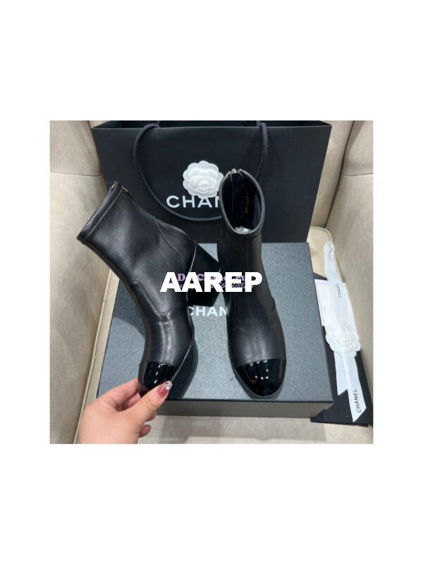 Replica Chanel Ankle Boots Stretch Lambskin G39160 17