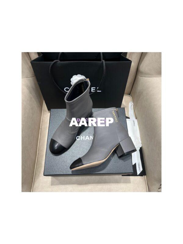 Replica Chanel Ankle Boots Stretch Lambskin G39160 34