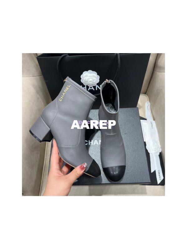 Replica Chanel Ankle Boots Stretch Lambskin G39160 38