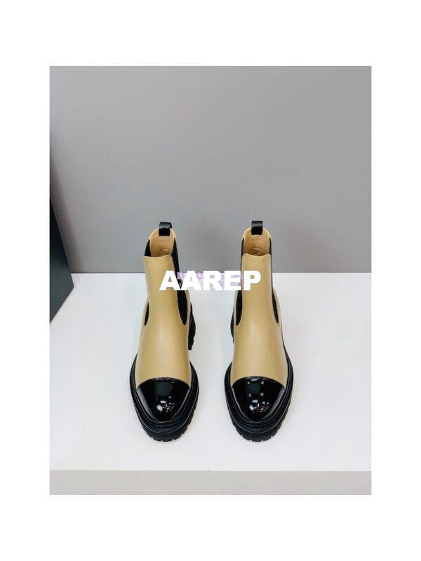 Replica Chanel Ankle Boots G39208 Patent Calfskin & Lambskin 3