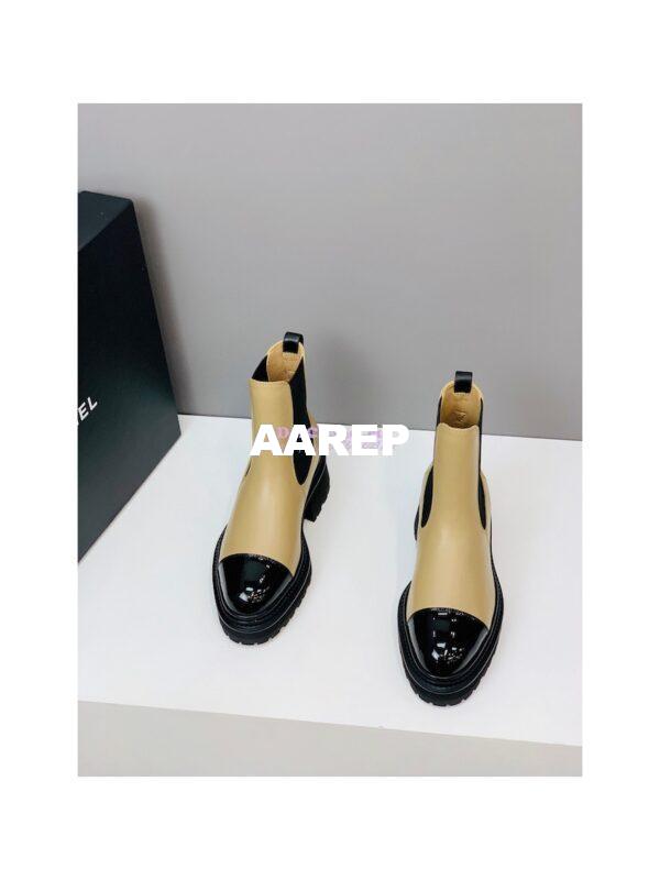 Replica Chanel Ankle Boots G39208 Patent Calfskin & Lambskin 5