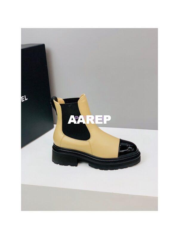 Replica Chanel Ankle Boots G39208 Patent Calfskin & Lambskin 7