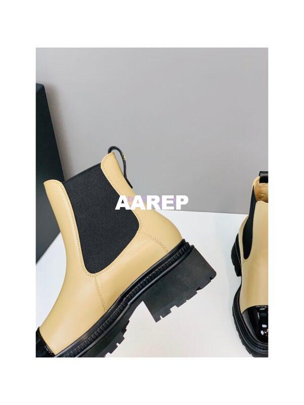 Replica Chanel Ankle Boots G39208 Patent Calfskin & Lambskin 9