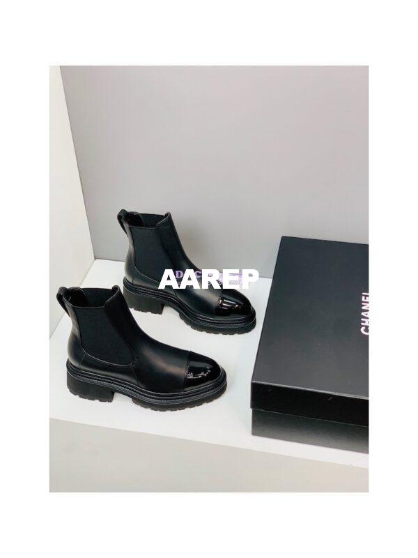 Replica Chanel Ankle Boots G39208 Patent Calfskin & Lambskin 12