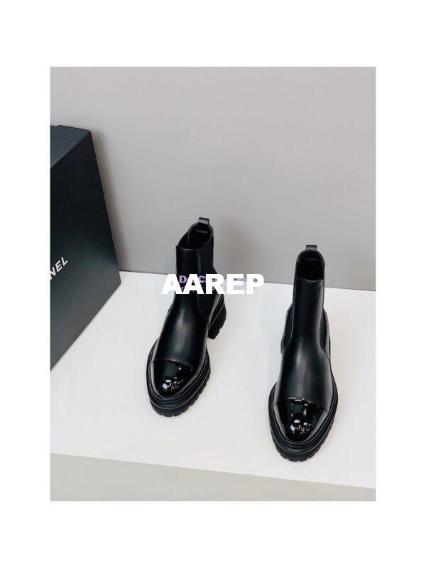 Replica Chanel Ankle Boots G39208 Patent Calfskin & Lambskin 13