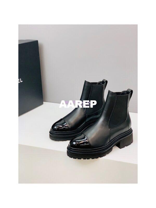 Replica Chanel Ankle Boots G39208 Patent Calfskin & Lambskin 14