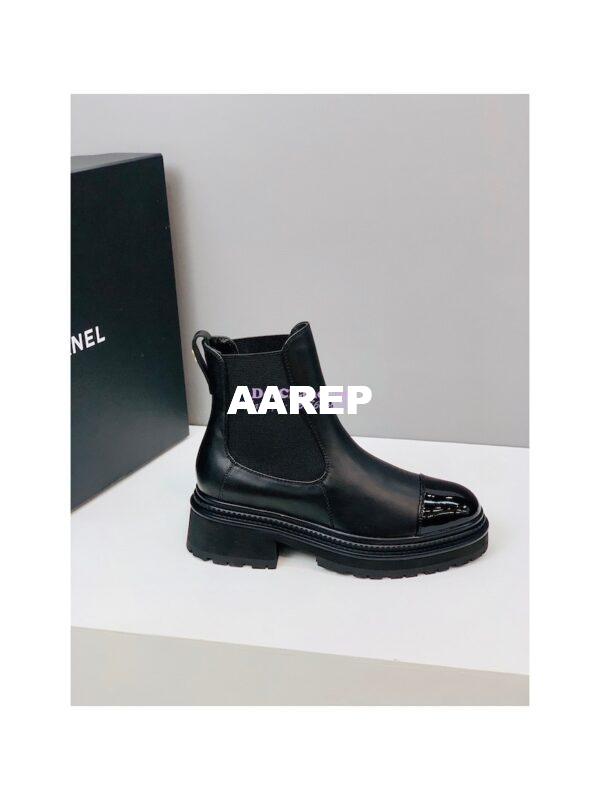 Replica Chanel Ankle Boots G39208 Patent Calfskin & Lambskin 16
