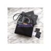Replica YSL Saint Laurent Manhattan small shopping in black smooth leather