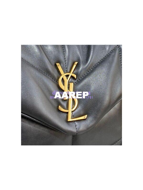 Replica Yves Saint Laurent YSL Loulou Puffer Medium Bag In Quilted Lambskin 5774751 Black Gold Hardware 5