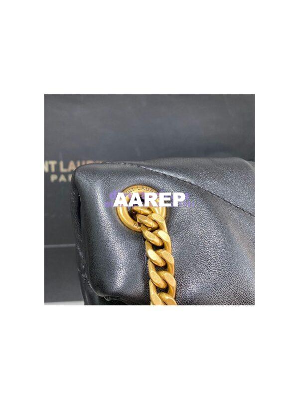 Replica Yves Saint Laurent YSL Loulou Puffer Medium Bag In Quilted Lambskin 5774751 Black Gold Hardware 6