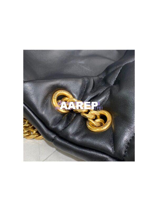 Replica Yves Saint Laurent YSL Loulou Puffer Medium Bag In Quilted Lambskin 5774751 Black Gold Hardware 16