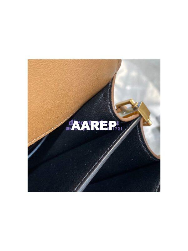 Replica YSL Saint Laurent Solferino Medium Soft Satchel In Suede And Smooth Leather 635025 Cinnamon 17