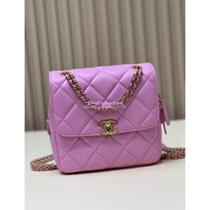 Replica Chanel 23P Ado Backpack Lambskin AS3884 Purple