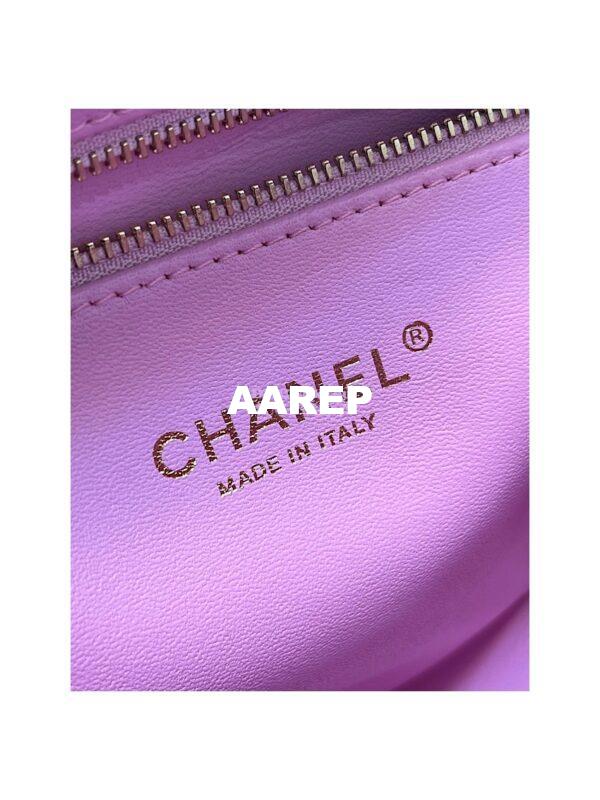 Replica Chanel 23P Ado Backpack Lambskin AS3884 Purple 9