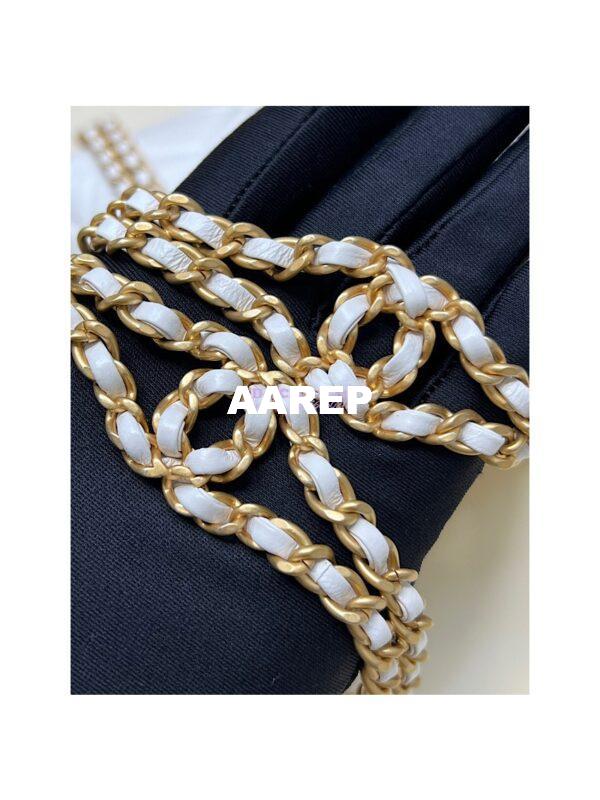 Replica Chanel 23P Ado Backpack Lambskin AS3884 White 8