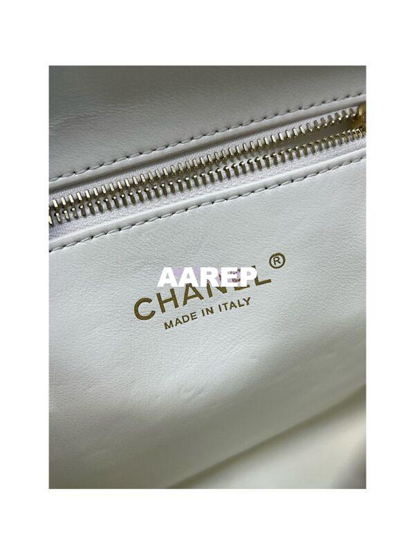 Replica Chanel 23P Ado Backpack Lambskin AS3884 White 11