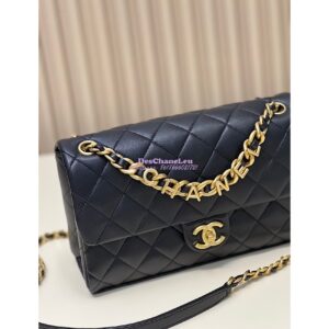 Replica Chanel 22SS Flap Bag in Lambskin AS3897 Black 2