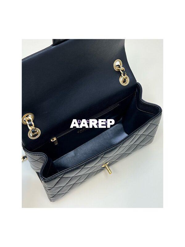 Replica Chanel 22SS Flap Bag in Lambskin AS3897 Black 9
