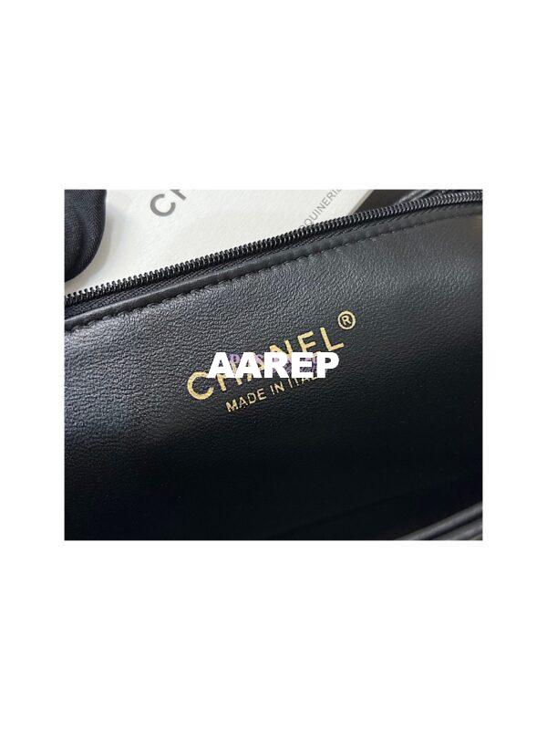 Replica Chanel 22SS Flap Bag in Lambskin AS3897 Black 10