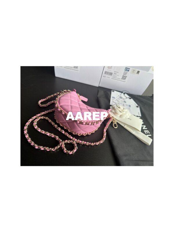 Replica Chanel 23P Mini Hobo Bag Lambskin AS3232 Light Pink (Limited Edition) 6