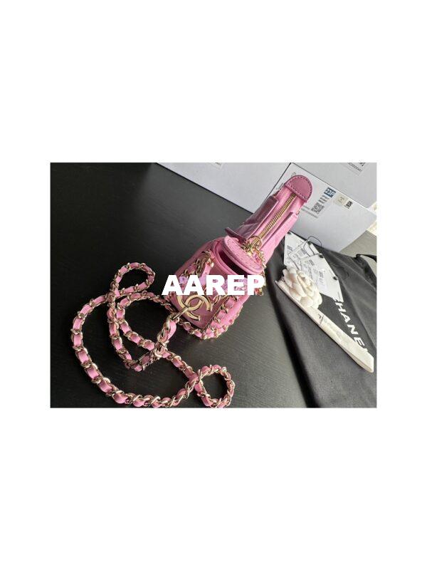 Replica Chanel 23P Mini Hobo Bag Lambskin AS3232 Light Pink (Limited Edition) 8