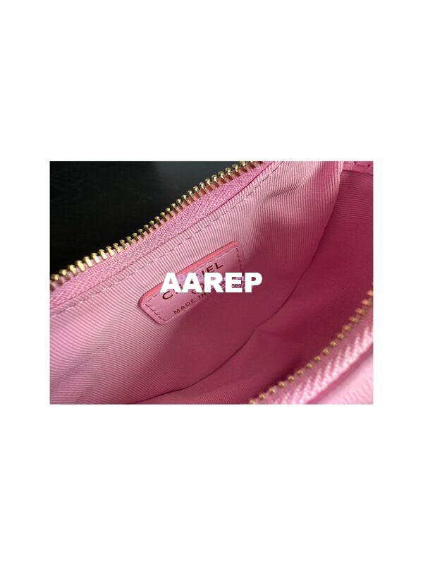 Replica Chanel 23P Mini Hobo Bag Lambskin AS3232 Light Pink (Limited Edition) 10
