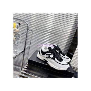 Replica Chanel Printed Suede Calfskin Trainers G39230 T4