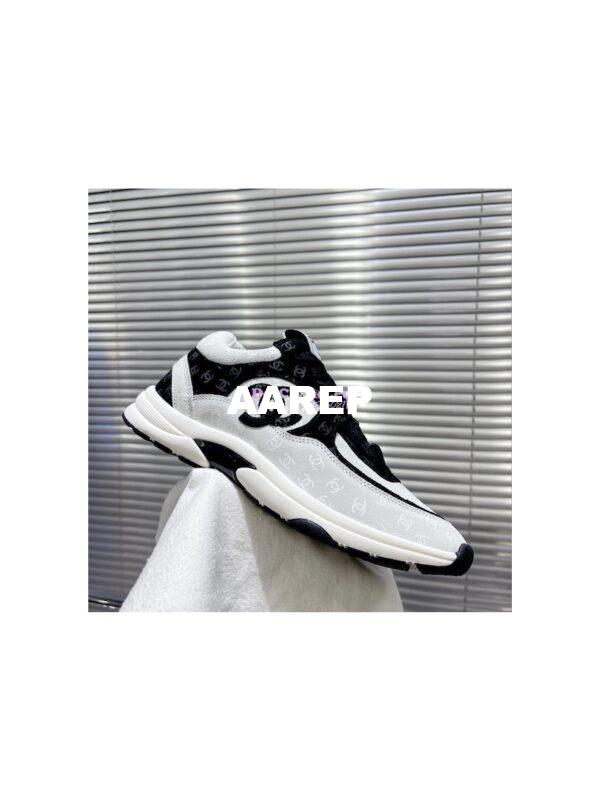 Replica Chanel Printed Suede Calfskin Trainers G39230 T4 4