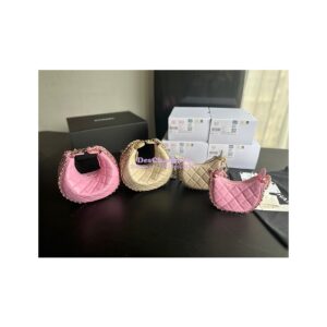 Replica Chanel 23P Mini Hobo Bag Lambskin AS3232 Ecru (Limited Edition)