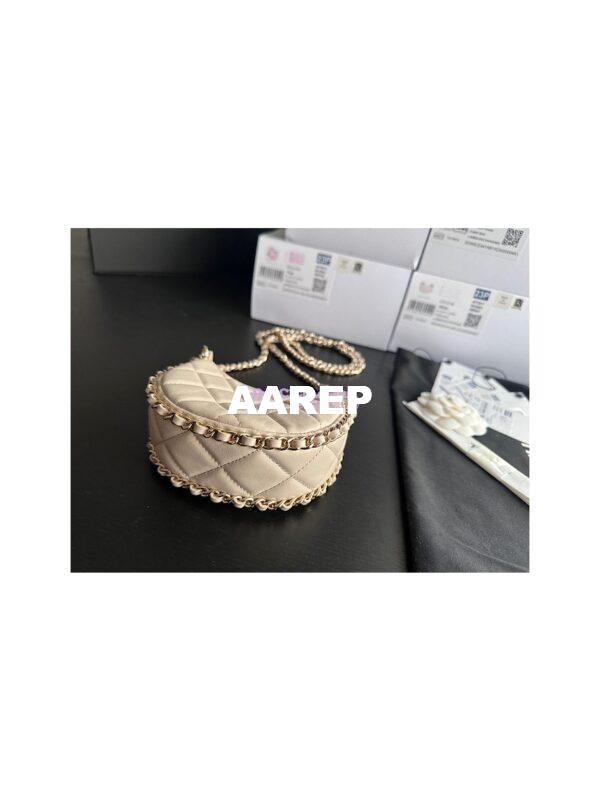 Replica Chanel 23P Mini Hobo Bag Lambskin AS3232 Ecru (Limited Edition) 6