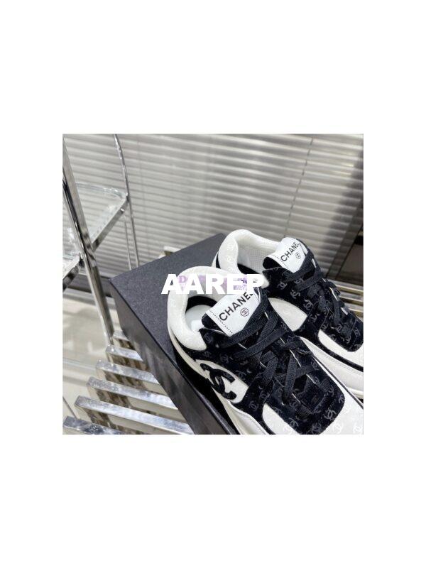Replica Chanel Printed Suede Calfskin Trainers G39230 T4 10