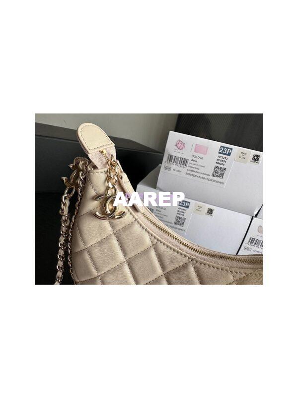 Replica Chanel 23P Small Hobo Bag Lambskin AS3917 Ecru (Limited Edition) 6