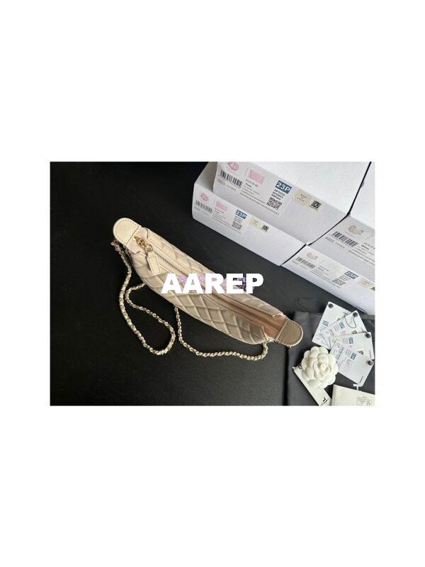 Replica Chanel 23P Small Hobo Bag Lambskin AS3917 Ecru (Limited Edition) 7
